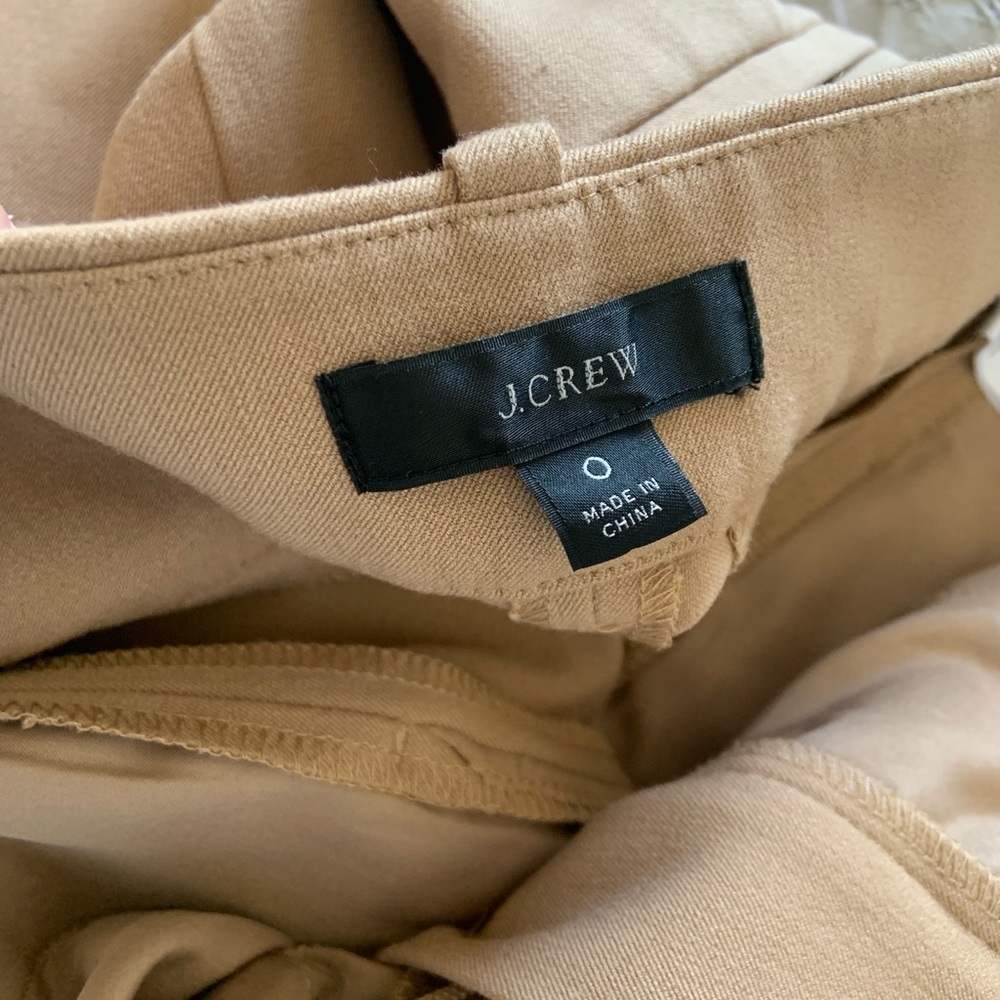 J. Crew camel pants - never worn NWOT - Picture 2 of 5